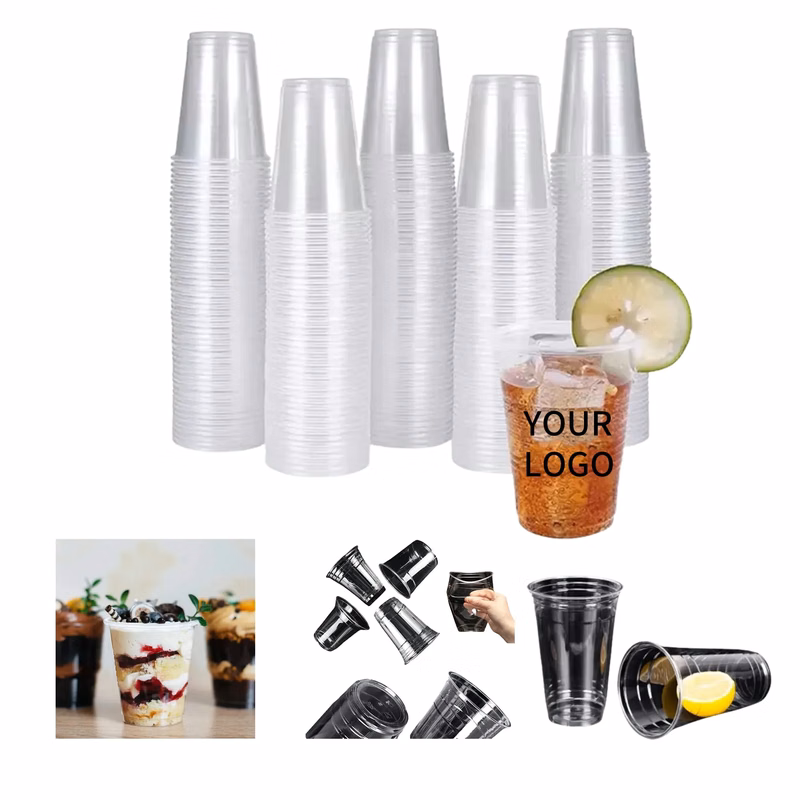 12oz Clear Party Cup with Custom Print