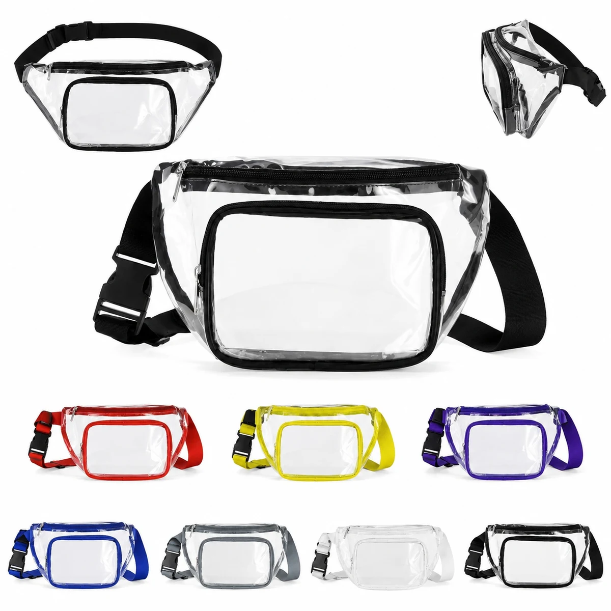 See Through Stadium Ready PVC Hip Pouch 1