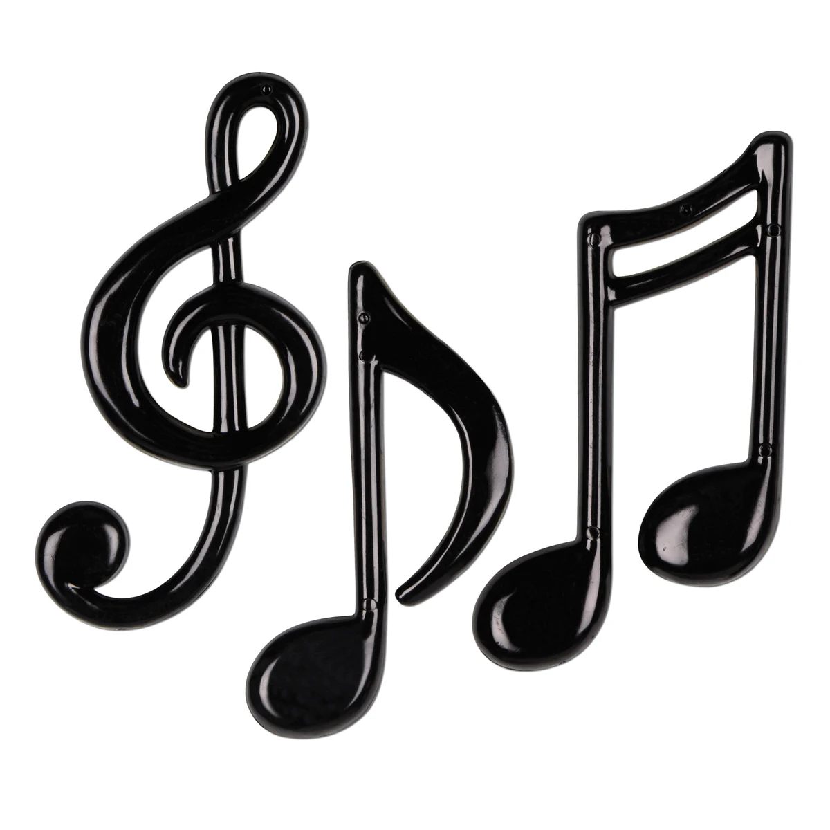 Plastic Musical Note Silhouettes 1