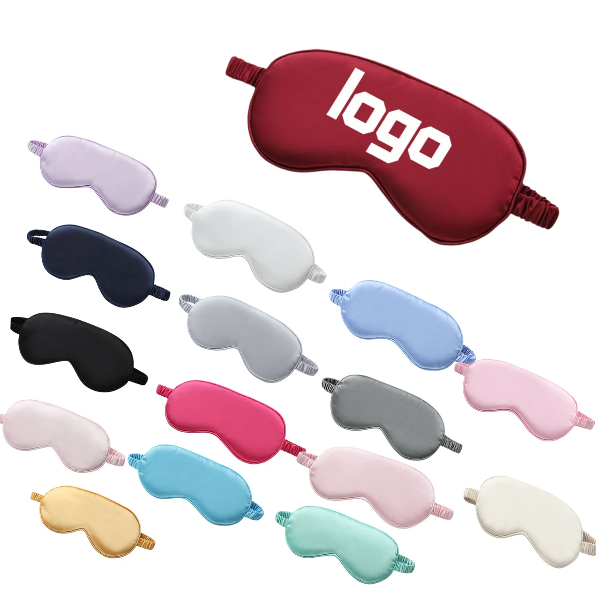 Imitation Silk Sleep Eye Mask 1