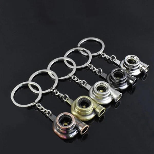 Creative Car Turbo Metal Keychain 1