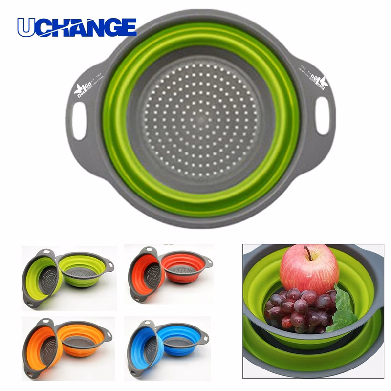 Collapsible Silicone Sink Strainer Basket