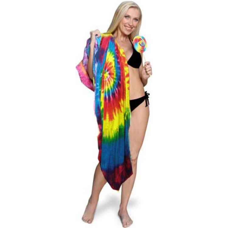 30 x 60 Tie Dye Beach Towel 1