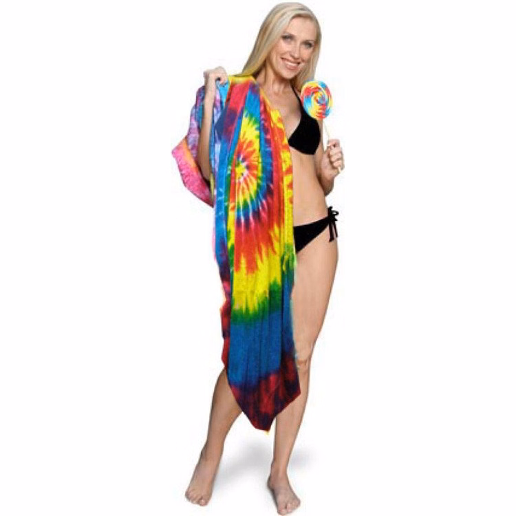 30 x 60 Tie Dye Beach Towel