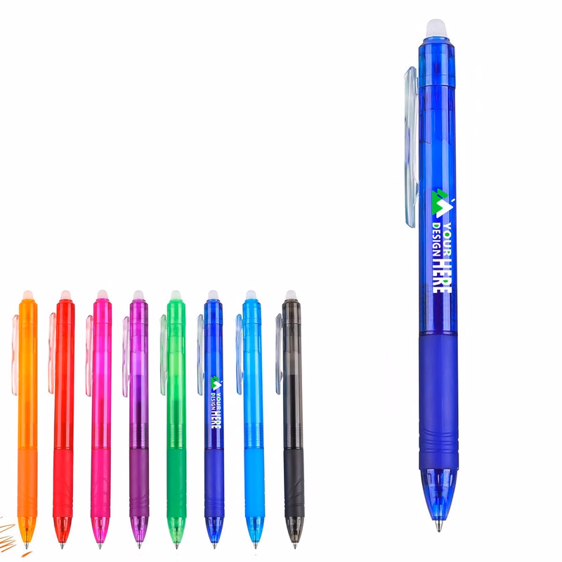 Erasable Ballpoint Pen w/Color Ink And Erase