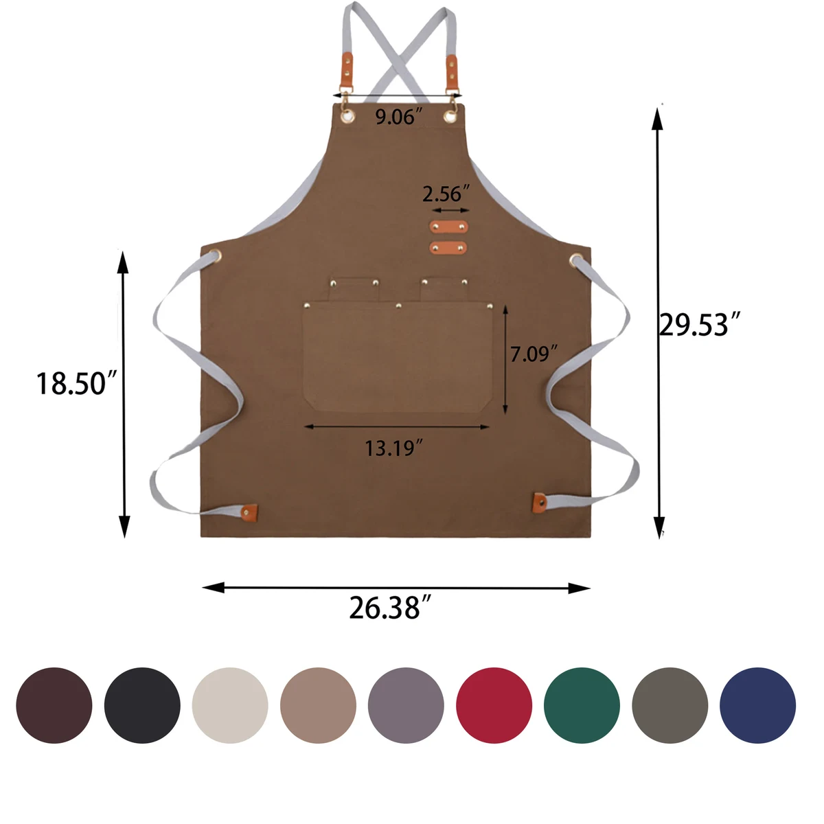 Cotton Canvas Apron for Cooking Gardening MOQ 20 1