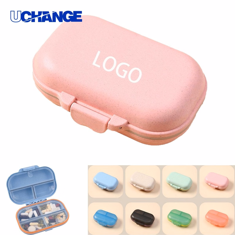 Health 7-Section Portable Pill Organizer Case