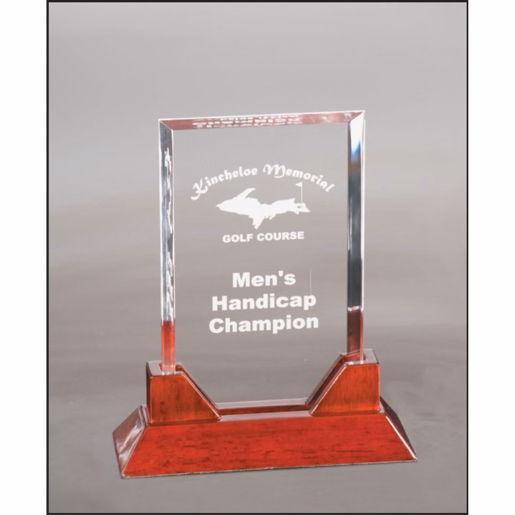 8 3/4" Prestige Rectangle Acrylic Award