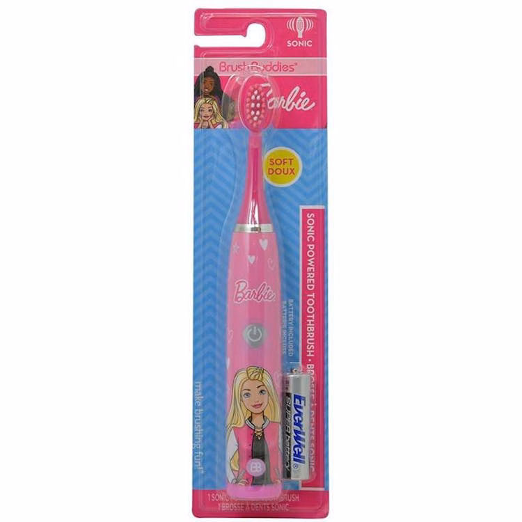Kid's Battery Powered Electric Sonic Toothbrush - Barbie