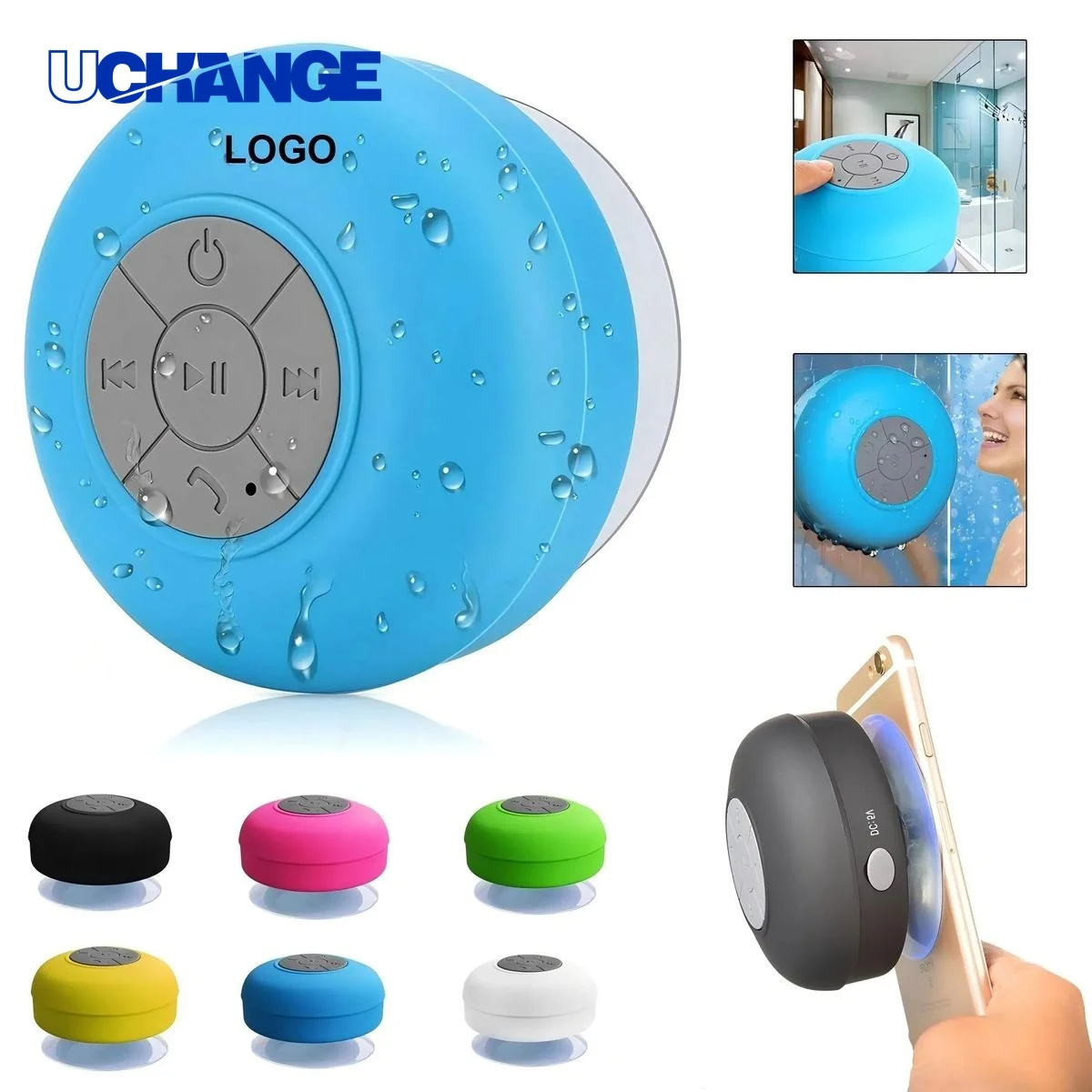 Waterproof USB Mini Smart Speaker Compact Audio for Outdoor Use & Travel 1