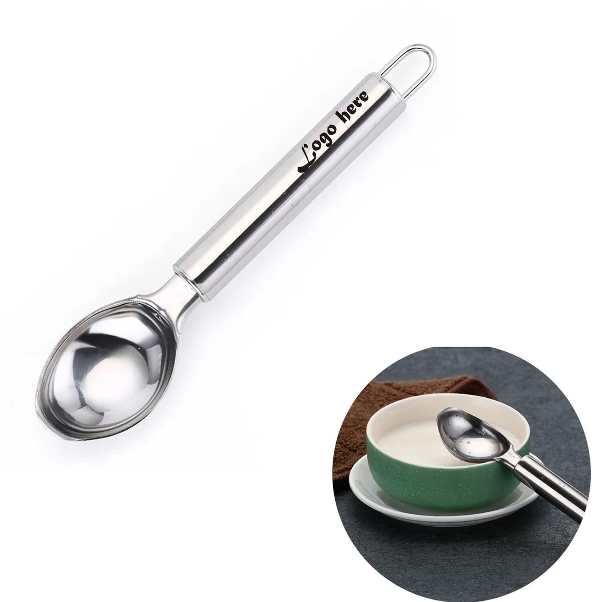 MOQ 50PCS Stainless Steel Ice Cream Scoop Kitchen Accessorie 1