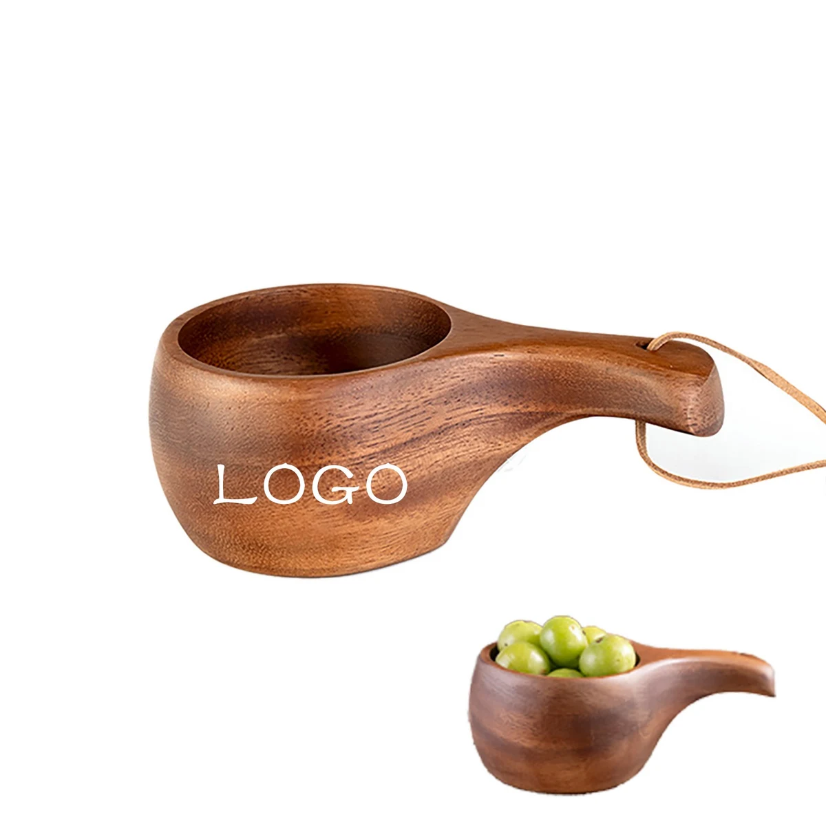 8 Oz Natural Wooden Coffee Cup Wine Cup Tea Cup 1