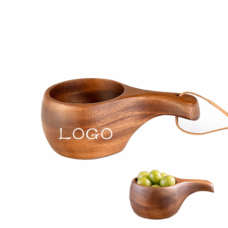 8 Oz Natural Wooden Coffee Cup Wine Cup Tea Cup