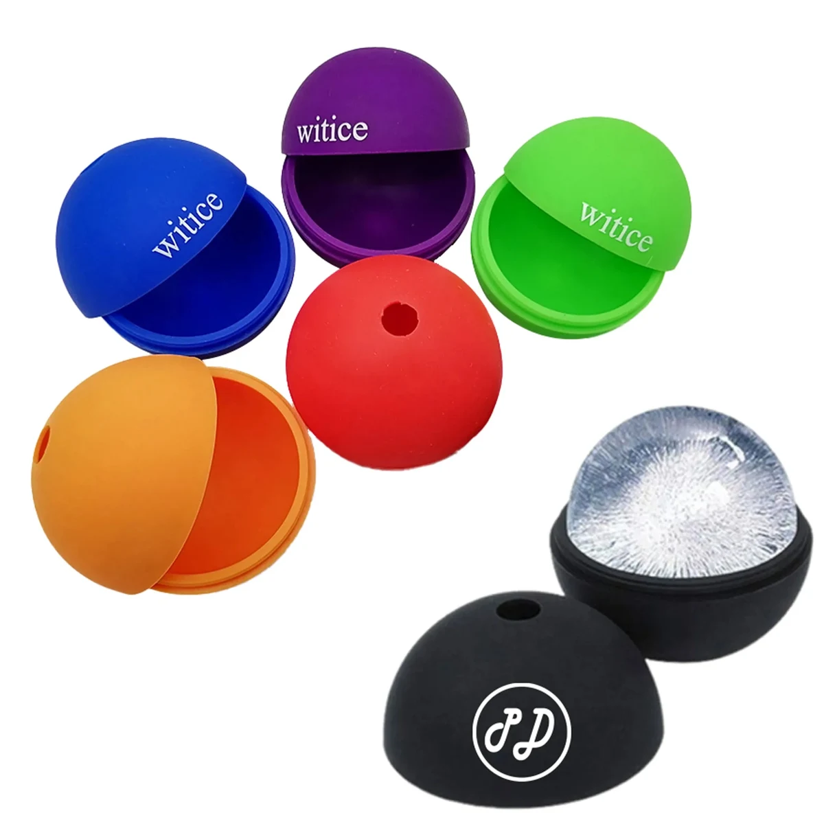Large Silicone Whiskey Ice Ball Mold 1