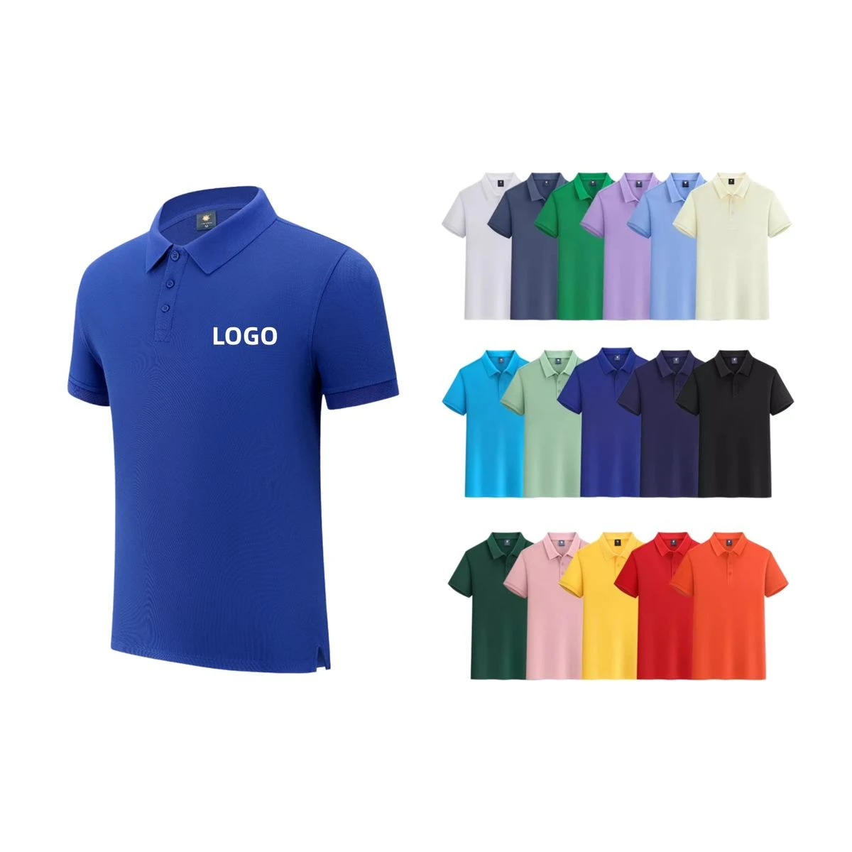Wrinkle-Resistant No-Roll Collar Shirt 1