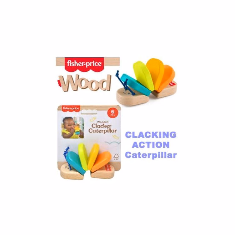 Fisher-Price Wooden Clacker Caterpillars