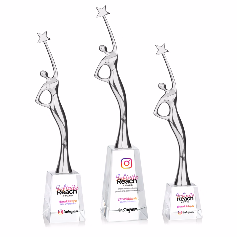 Star Goddess VividPrint™ Award - Silver/Clear