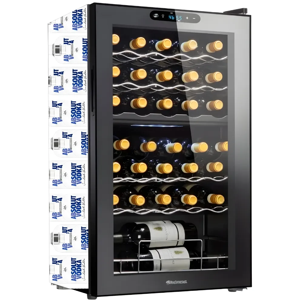 91L 32-Bottle Dual Zone MAX Compressor Wine Cooler 1