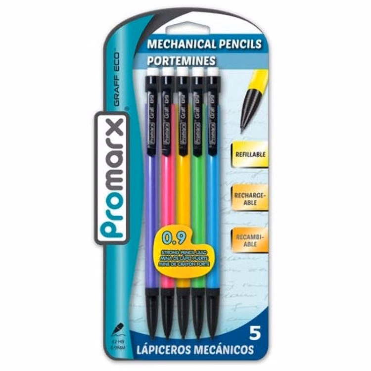 Mechanical Pencils - Assorted 5 Pack