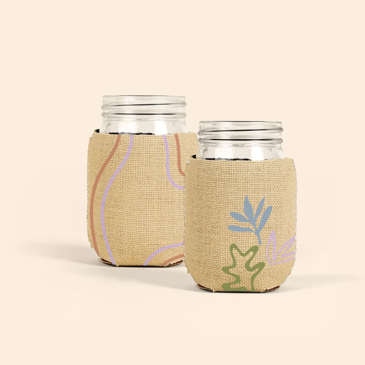 JAR KADDY - BURLAP 1