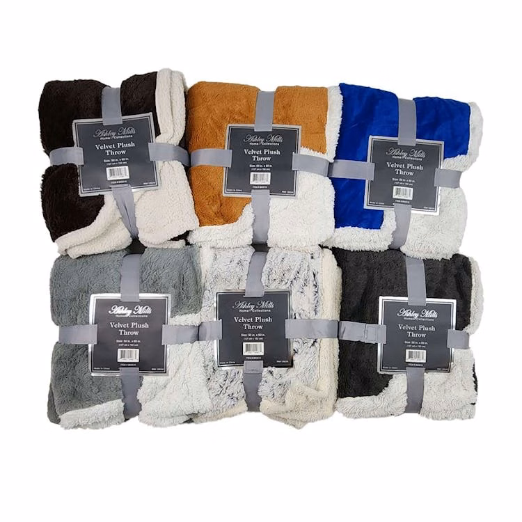 Velvet Plush Throw Blanket 50x60