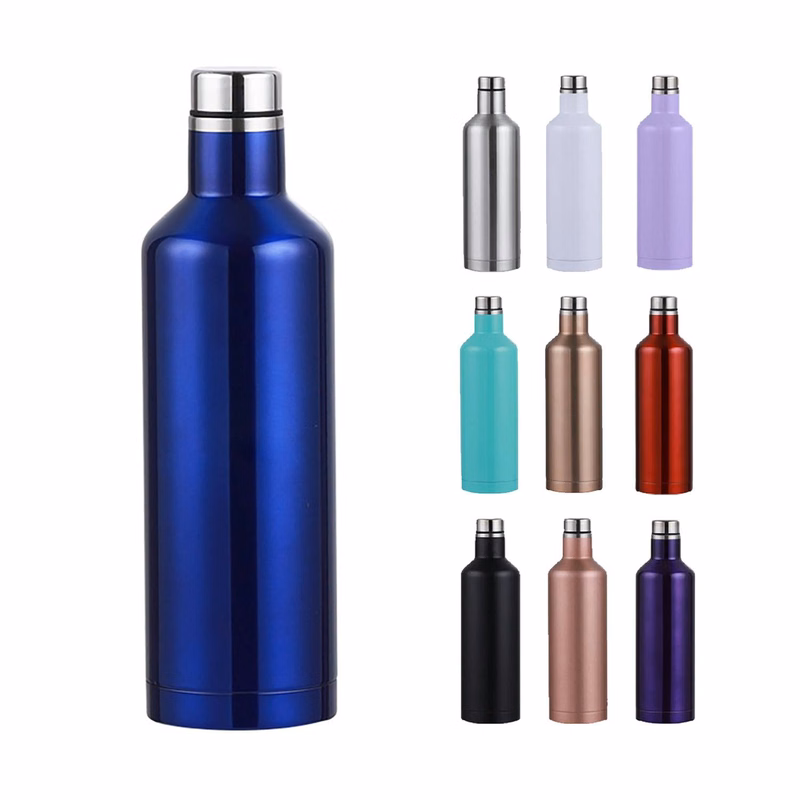 17oz Double Layer Stainless Steel Wine Bottle Insulated Cup