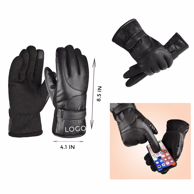 MOQ 10 PCS Stylish Leather Motorcycle Gloves