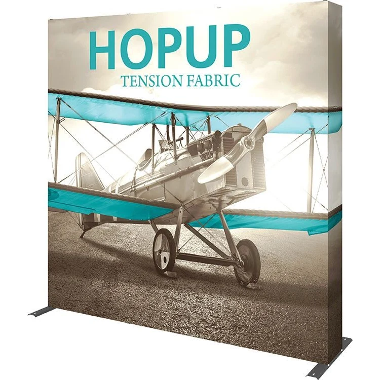 Hopup 7.5ft Straight Display & Full Fabric Graphic 1