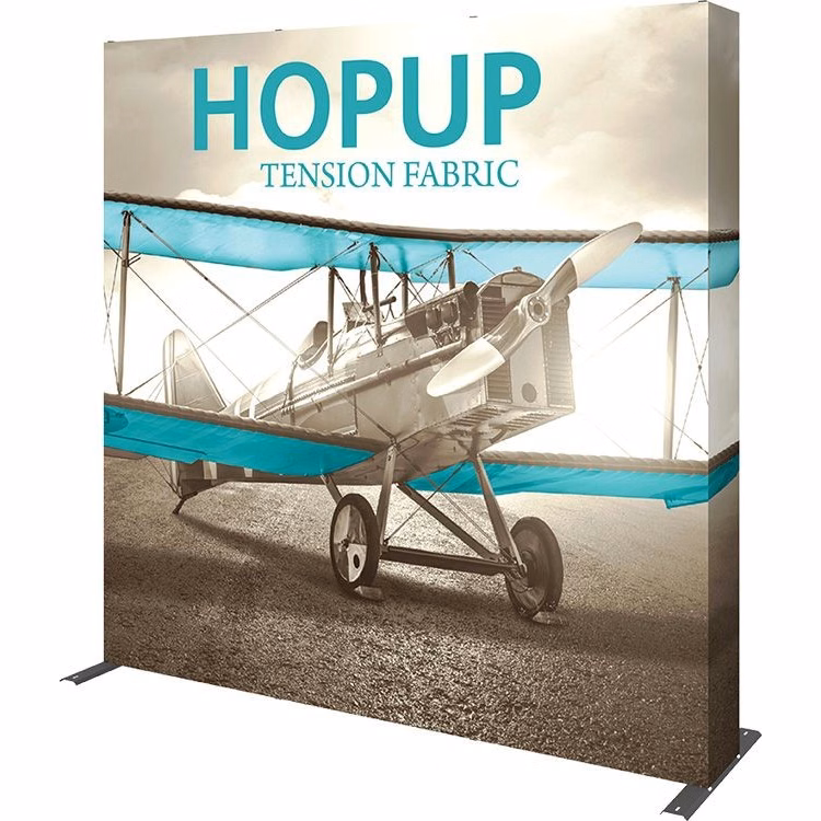 Hopup 7.5ft Straight Display & Full Fabric Graphic