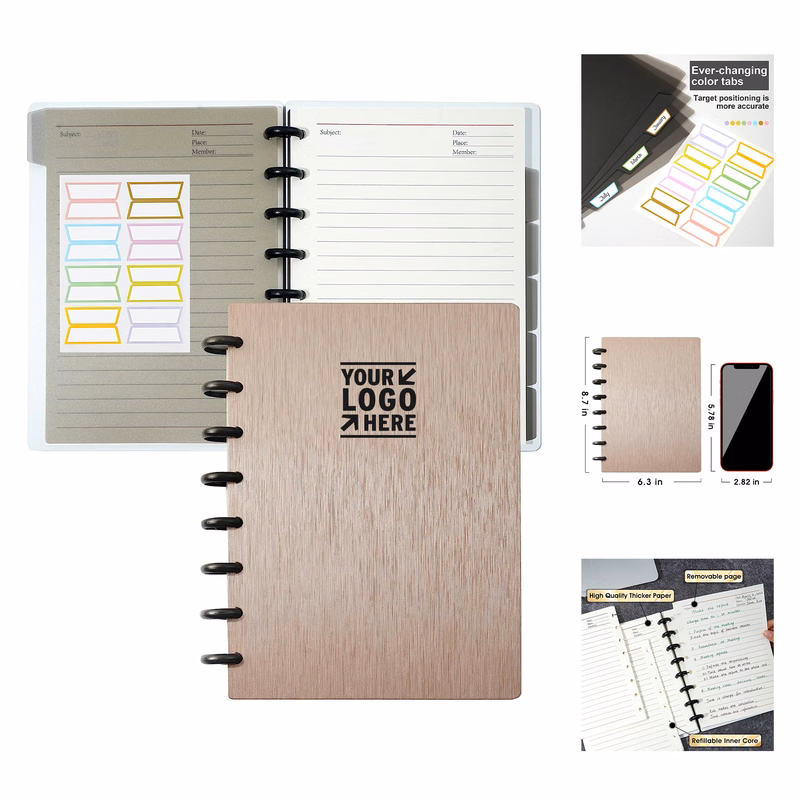 8.7" x 6.3" 60 Sheets Spiral Journal
