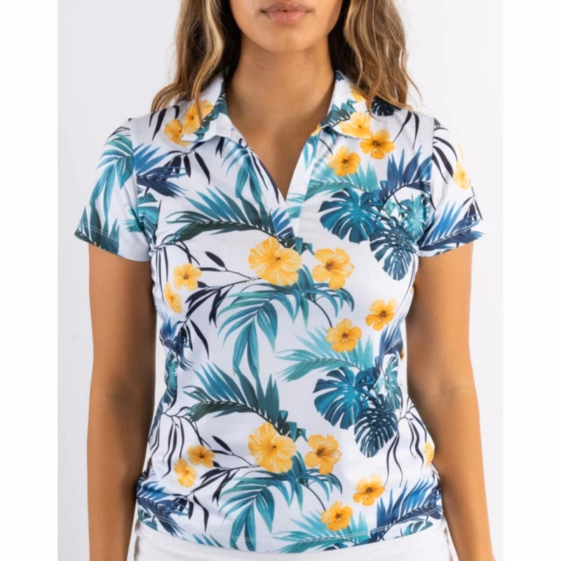 YATTA Golf® - Blossom women's Moisture Wicking non iron Golf Polo Shirts