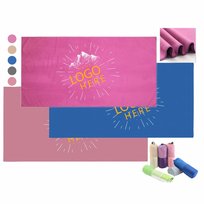 Full Color Microfiber Polyester Custom Beach Towel