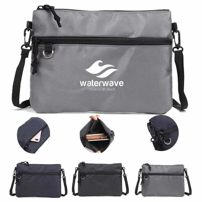 Men's Single Shoulder Waterproof Polyester Messenger Bag