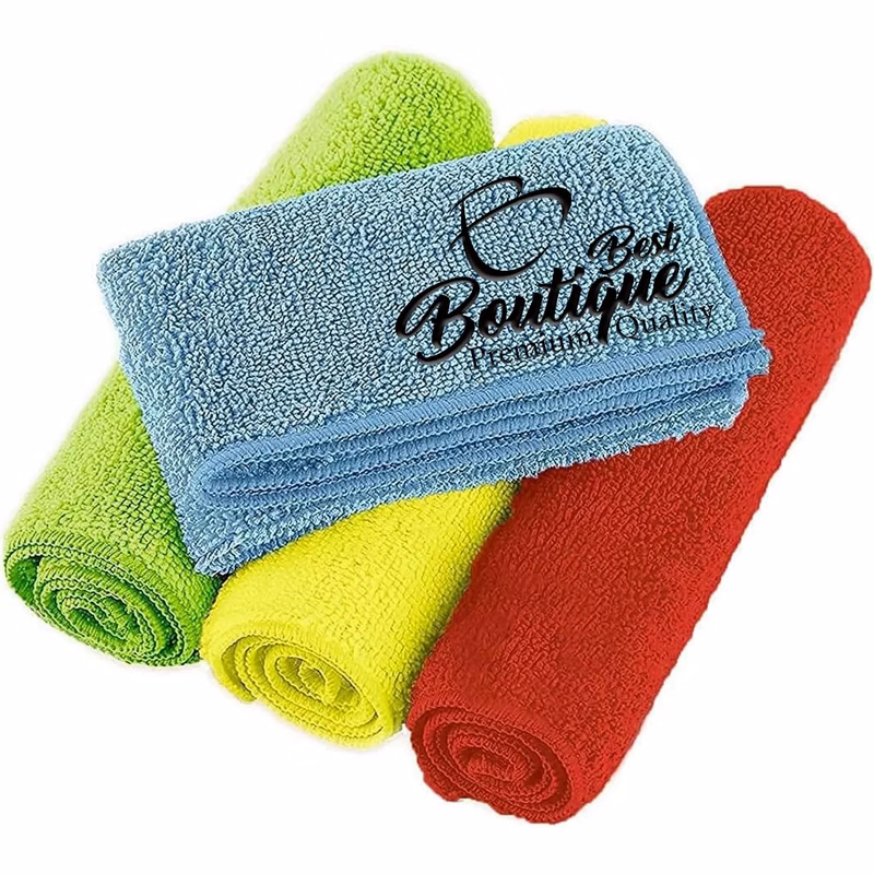 Super Absorbent Durable Reusable Microfiber Cloth Towels