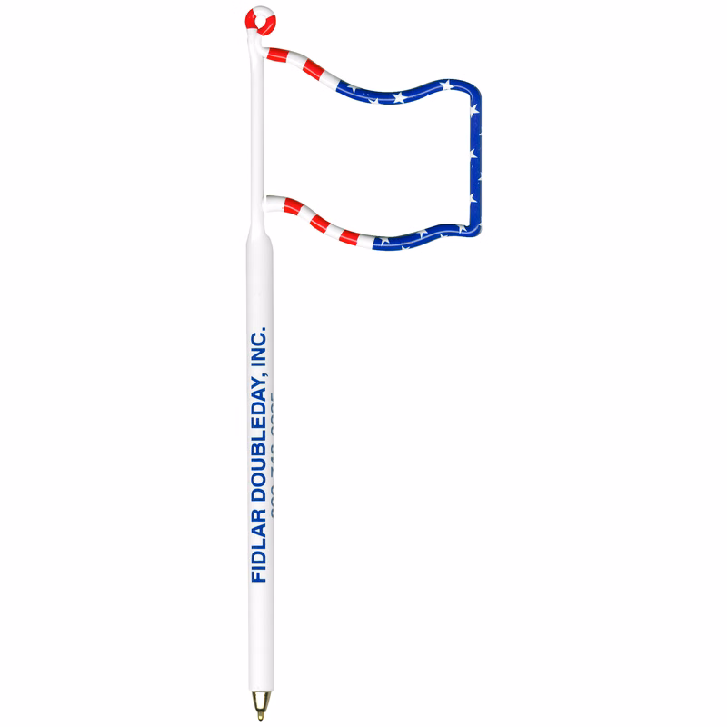 Flag Multi-Color Inkbend Standard Bent Pen