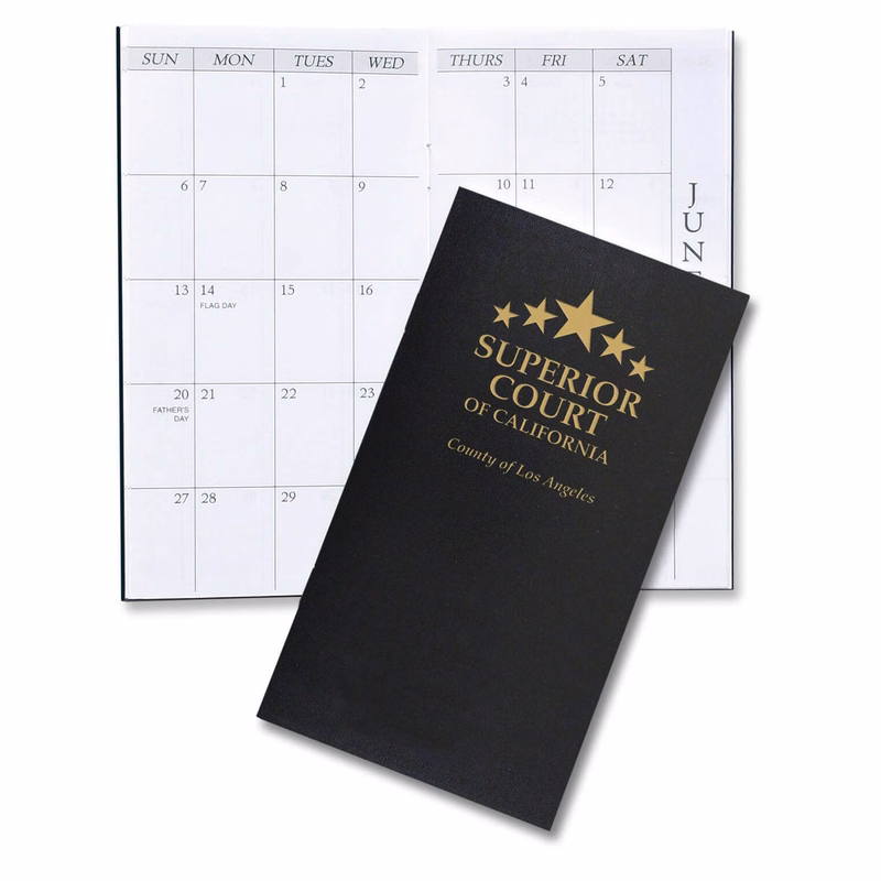 Monthly Pocket Planner - Leatherette