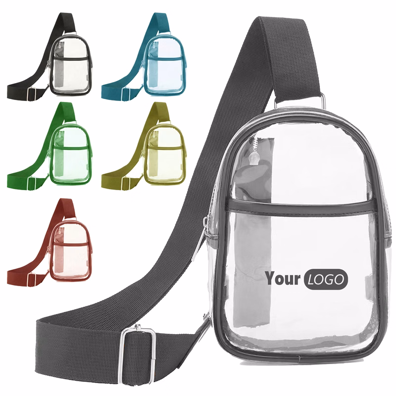 Pvc Durable Clear Sling Bag
