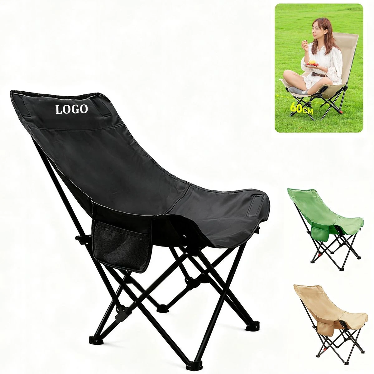 Outdoor High Back Moon Chair 1