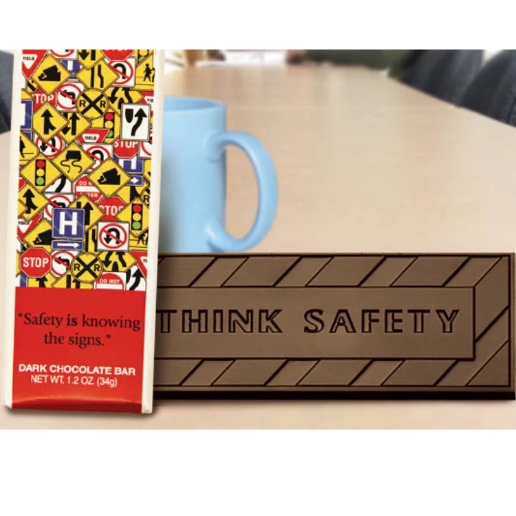 Safety Is Knowing the Signs Chocolate Bar 1