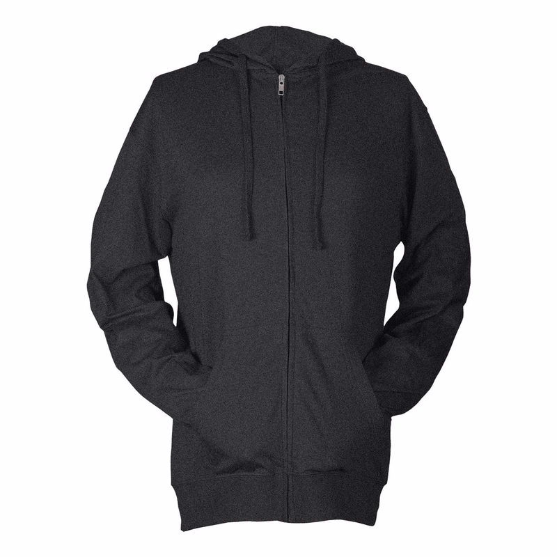 Unisex Beach Full-Zip Hooded Long Sleeve T-Shirt - 260