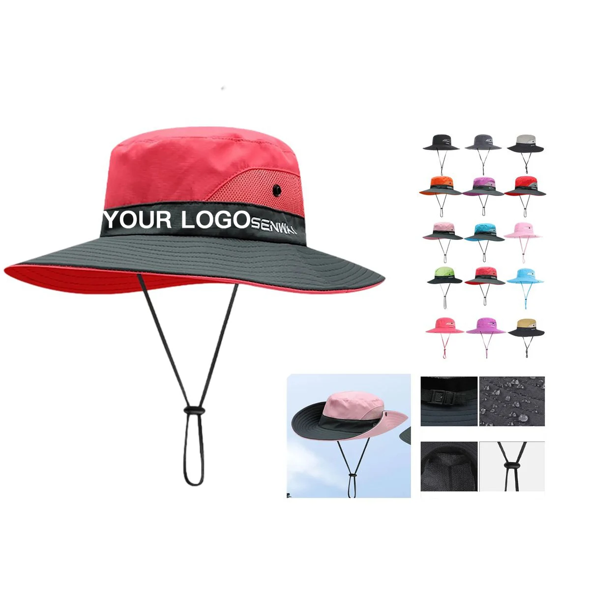 Lightweight Polyester Sun Hat for Fishing or Hiking 1