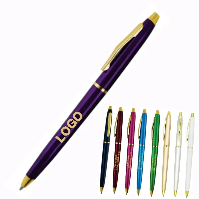 Cooper Retractable Pen with Gold Trim 1
