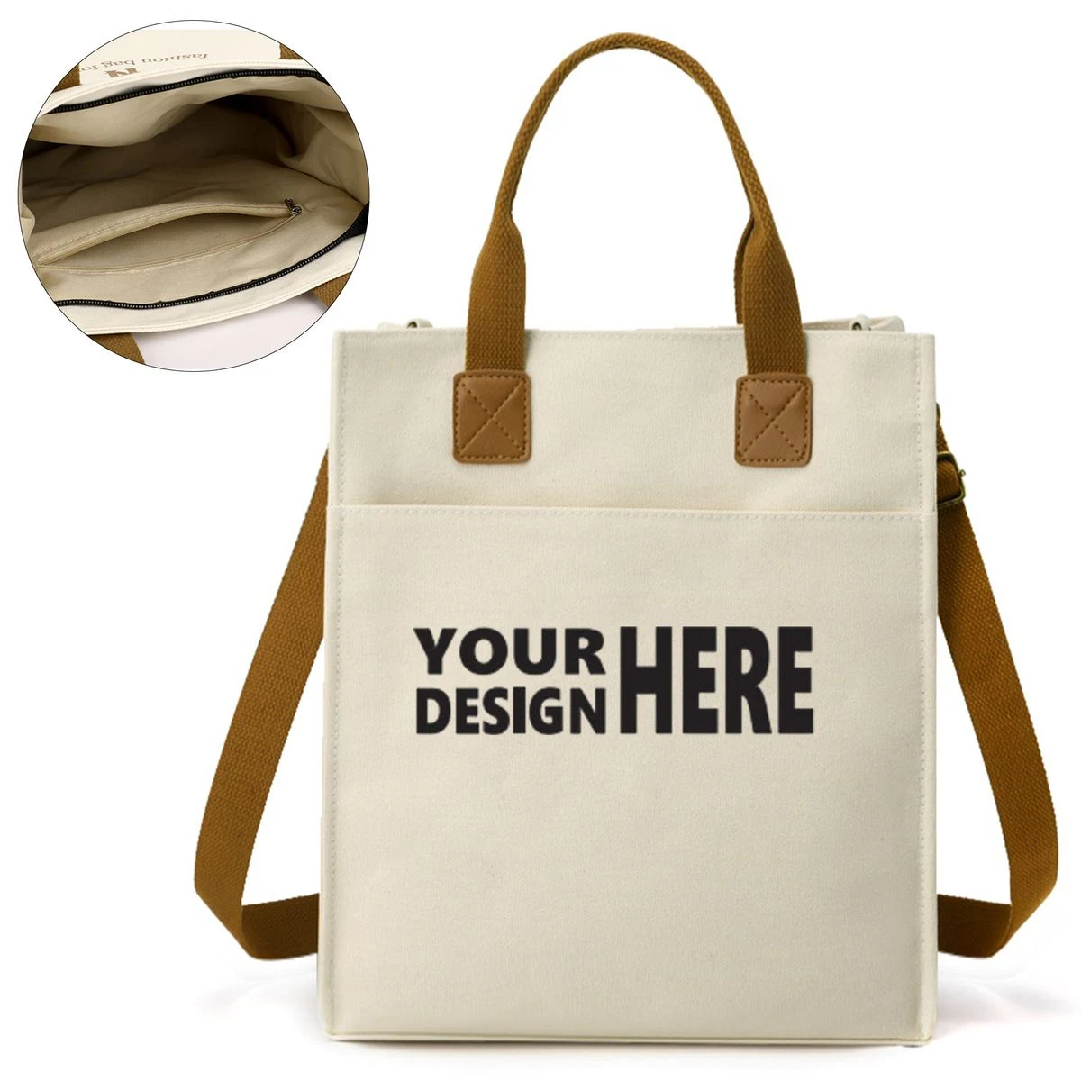 Canvas Shoulder Bag Crossbody Handbag Tote Satchel Purse 1