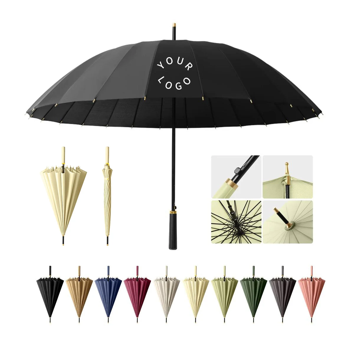 Percussion Cloth Umbrella with Automatic Open Design 1