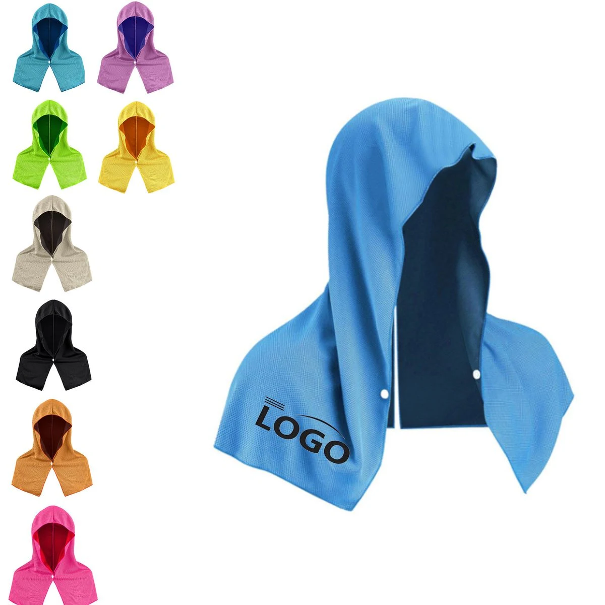 Drying Headscarf Sports Quick Hoodie Towel 1