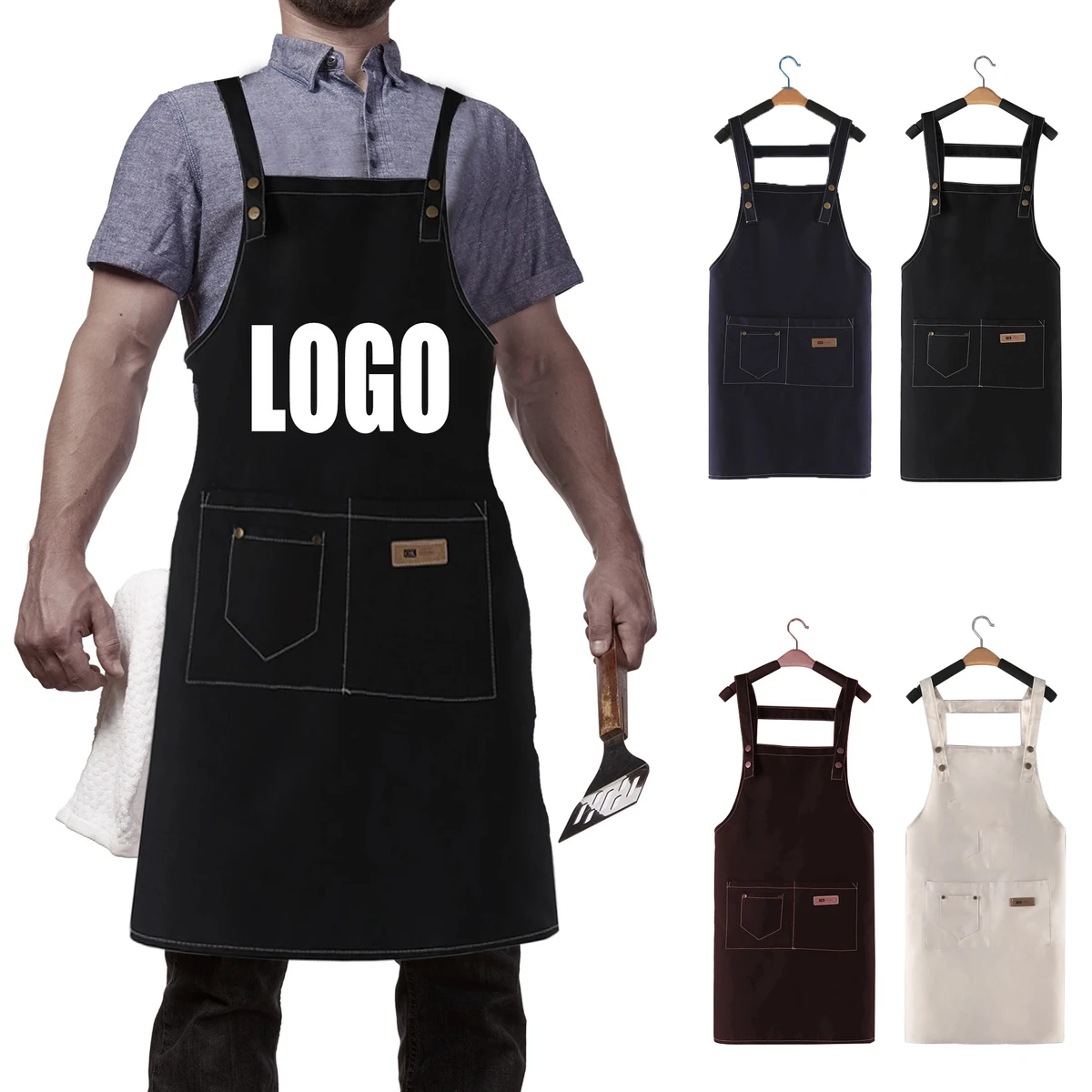 Cotton Kitchen Chef's Apron 1