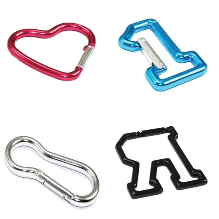 Heart Shaped Aluminum Carabiner Climbing Hook 1