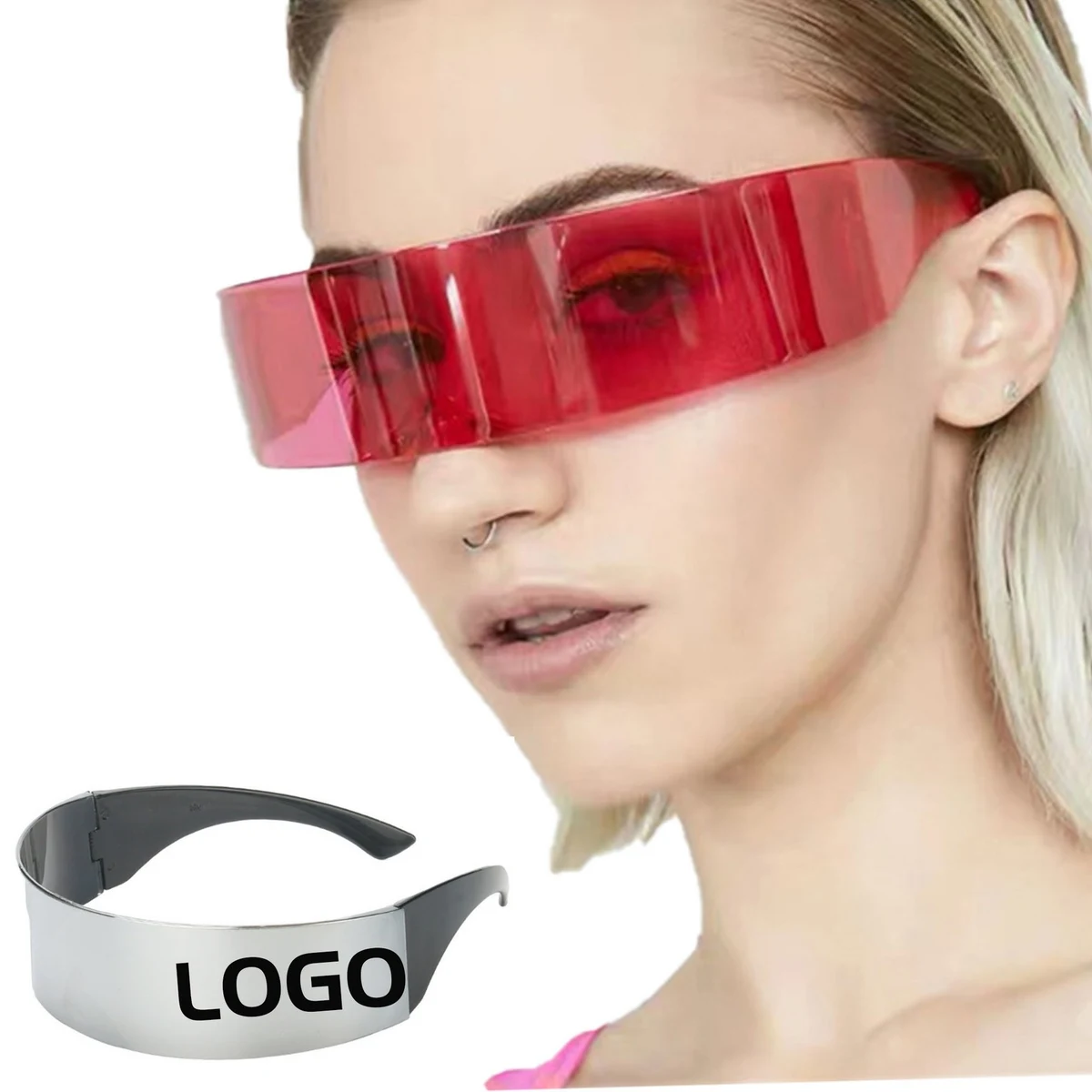 Oversized Shield Sunglasses 1