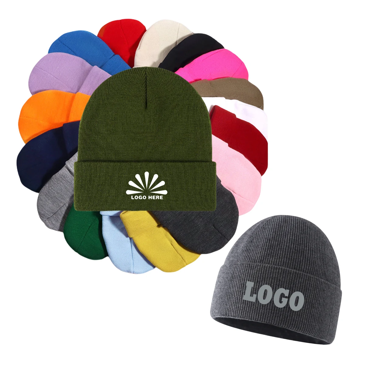 Beanie Knit Winter Hats for Men Women 1