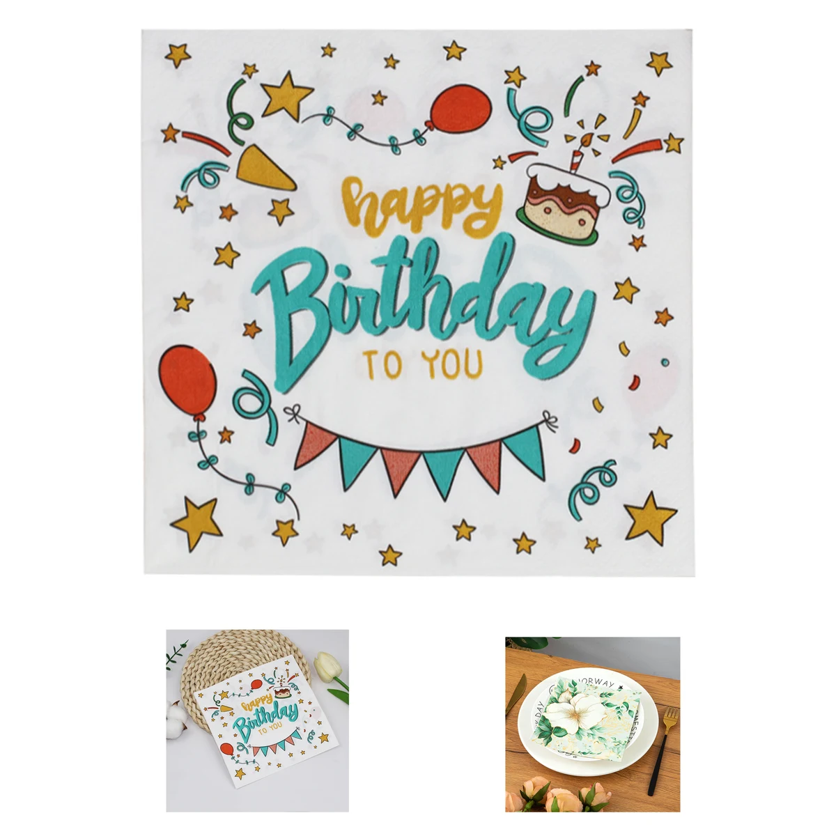 Full Page Custom Printed 2-Ply Drink Napkins 1